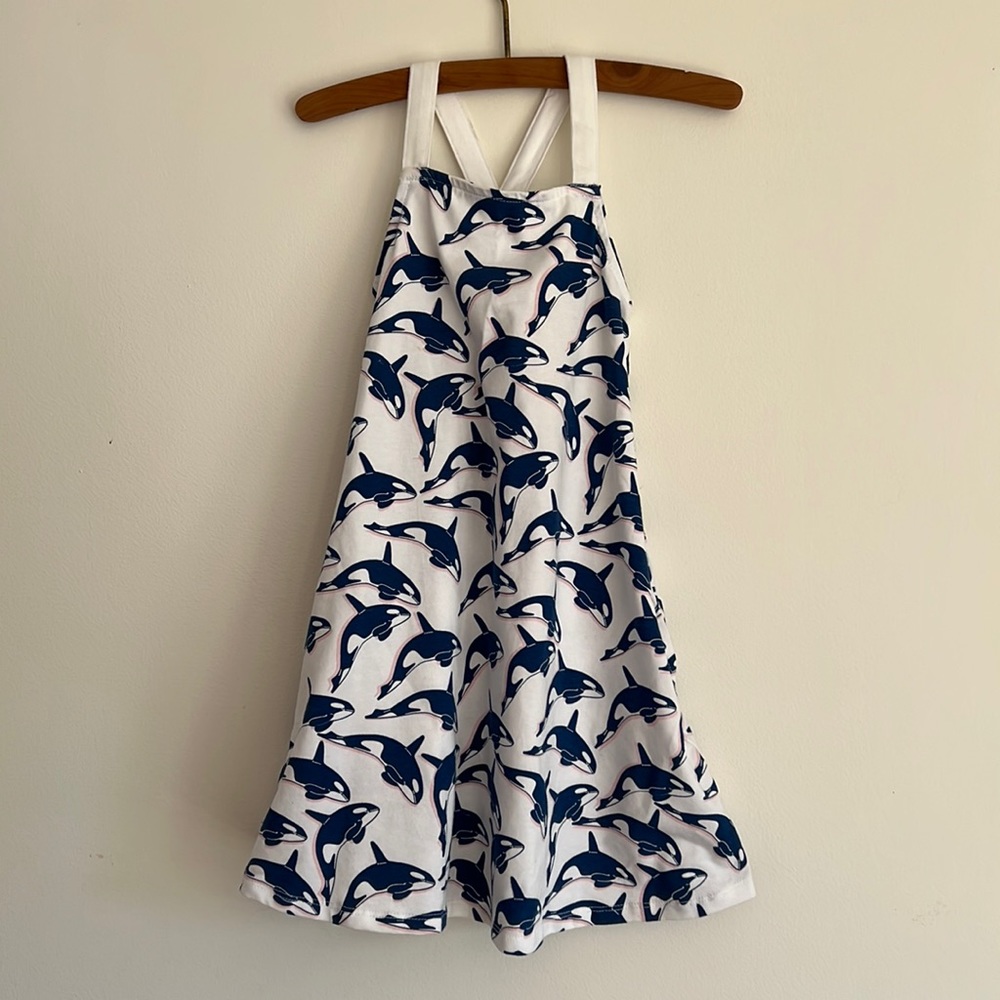 Art & Eden crossed back whale dress